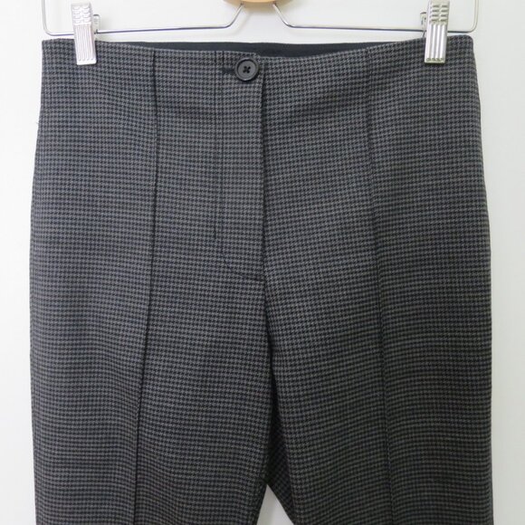 Helmut Lang Houndstooth Cropped Flare Pant Size 2 - Picture 7 of 16